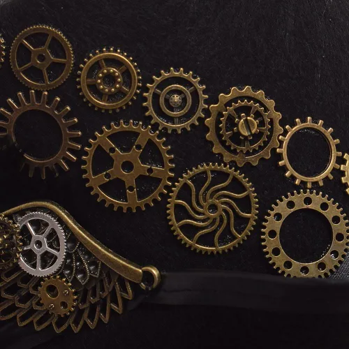 Vista 5 de GRACEART Sombreros unisex steampunk con gafas para hombres y mujeres varios estilos