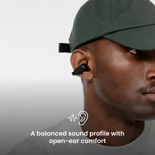 Vista 3 de Sudio Audio B3 Auriculares inalámbricos de oreja abierta – Auriculares Bluetooth 5.3 con clip con ajuste seguro, resistentes al sudor, micrófono