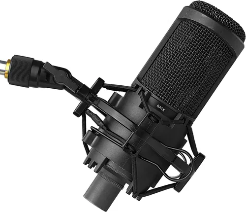Vista 2 de SUNMON Soporte de choque AT2020, soporte de montaje de choque reduce el ruido de vibración para Audio Technica AT2020 AT2035 AT4040 AT2020USB