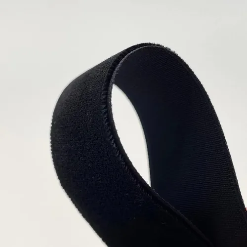 Vista 5 de Cinta de terciopelo negro de un solo lado, carrete de 1 pulgada por 10 yardas