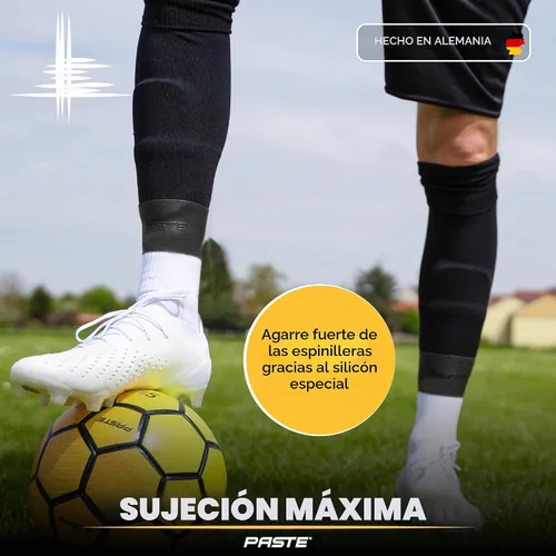 Vista 5 de ® Correas para Espinilleras de Fútbol de Silicona para Hombres, Mujeres y Jóvenes