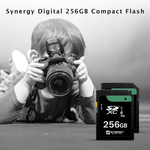 Vista 3 de Tarjeta de memoria para cámara digital Synergy, funciona con cámara digital Hasselblad H6D-100c, tarjeta de memoria de 256 GB Secure Digital (SDXC)
