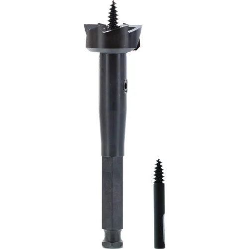 Vista 5 de Diablo SPEEDemon DSF1500 - Broca de alimentación automática de 2 cortadores, 2 cabezales de corte, perforación rápida de agujeros en madera limpia