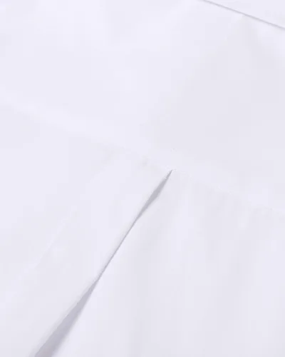 Vista 3 de Alimens & Gentle - Camisa Oxford lisa, de manga larga, con botones y bolsillo, para hombre