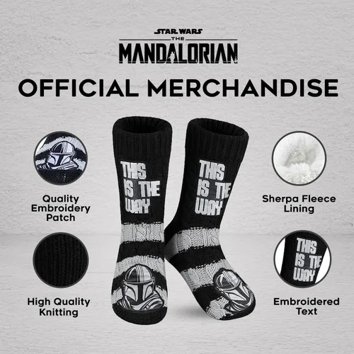 Vista 4 de Disney The Mandalorian Fluffy Socks