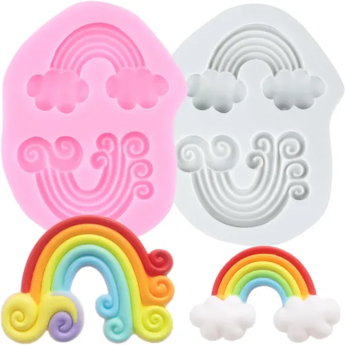 Vista 11 de Moldes de silicona para globos de aire caliente, para decoración de pasteles, decoración de cupcakes, pasta de goma de mascar de polímero