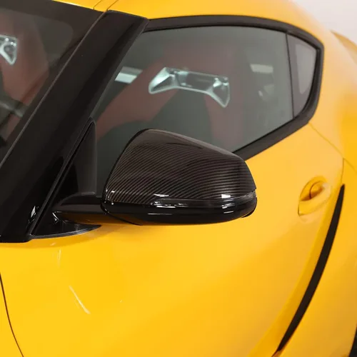 Vista 4 de Tapa para espejo retrovisor de puerta, cubierta para espejo retrovisor exterior, tapa protectora para espejo retrovisor de puerta automática