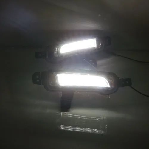 Vista 6 de Luz de circulación diurna LED DRL para Suzuki Vitara 2015-2019, 6000K LED luz de parachoques delantero