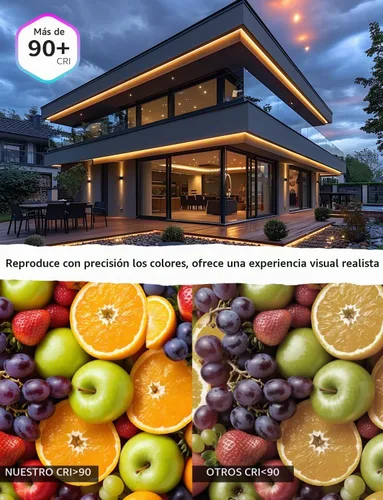 Vista 4 de Tiras blancas cálidas impermeables al aire libre IP67 de la MAZORCA LED