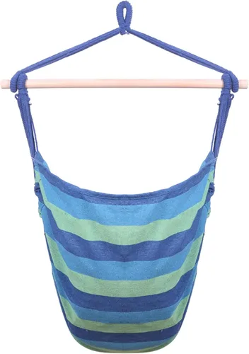 Vista 3 de Silla hamaca colgante con cuerda – máximo 300 libras – 2 cojines incluidos – para cualquier interior, exterior, hogar, dormitorio, patio, terraza