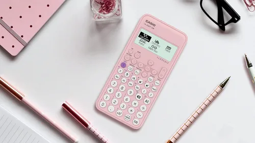 Vista 4 de Casio fx-83GTCW Calculadora científica rosa