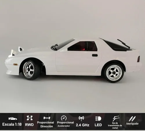 Vista 5 de 1/18 coche de la deriva de RC con control proporcional del coche RWD