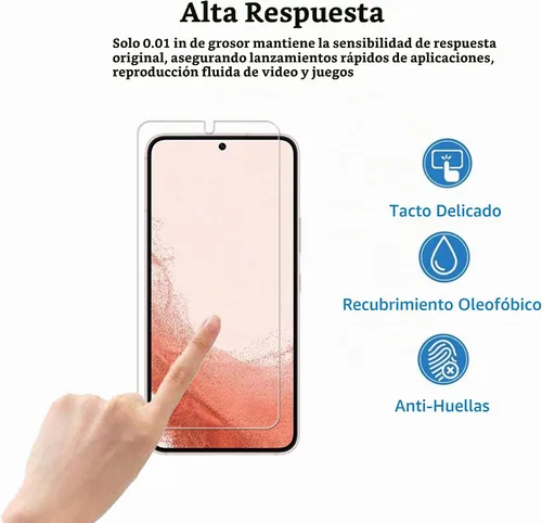 Vista 6 de Marco de fácil alineación diseñado para Samsung Galaxy S21 5G Protector de pantalla de vidrio templado 2 paquetes Película protectora de lente