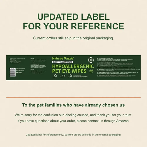 Vista 6 de Toallitas para ojos de mascotas para perros y gatos, 100