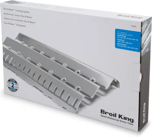 Vista 7 de Barbecue Genius Broil King 18440 - Tienda térmica de acero inoxidable Flav-R-Wave, pequeña