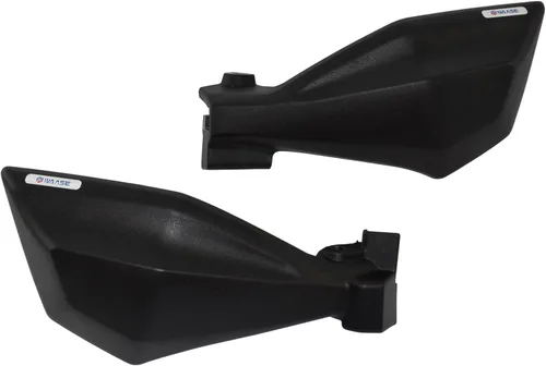 Vista 5 de Paramanos de motocicleta negro manillar cepillo de mano protector de freno embrague cubierta protector de flujo de aire deflector de viento