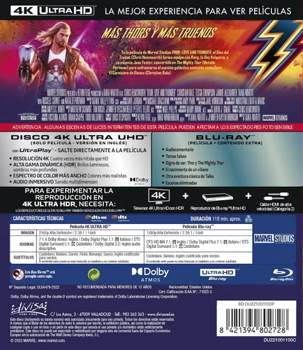 Vista 2 de Thor - Amor y trueno (4K UHD)