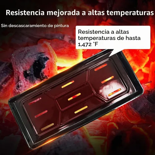 Vista 6 de Parrilla de carbón portátil: parrilla de barbacoa de doble cara