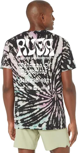 Vista 2 de RVCA Camiseta de algodón peinado de ajuste regular para hombre, Mapa de color, talla única