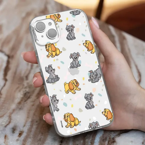 Vista 9 de ERT GROUP Funda para Apple iPhone 14 Plus, original y oficial, diseño de Disney Lady and The Tramp 002 adaptado de manera óptima a