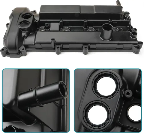 Vista 5 de MITZONE Cubierta de válvula de aluminio mejorada compatible con Ford Focus 2.0L 2012 2013 2014 aspirado naturalmente reemplazo CM5Z6582AH