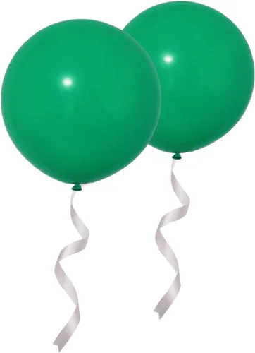 Vista 21 de Globos redondos gigantes de 24 pulgadas, paquete de 10 globos de látex negro para sesiones de fotos, bodas, baby shower, decoraciones de fiesta