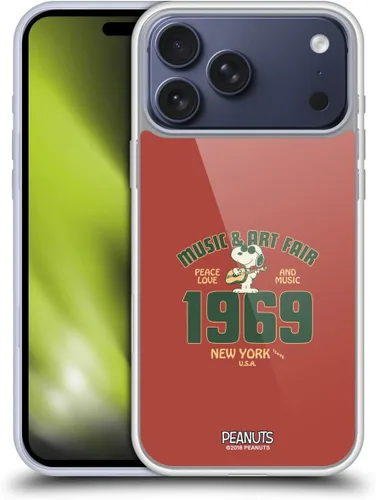 Vista 188 de Head Case Designs Funda de gel suave con licencia oficial de Peanuts Freak Flag Fly Woodstock 50th compatible con Apple iPhone 7 Plus/iPhone 8 Plus