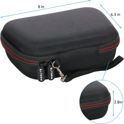 Vista 5 de LTGEM - Funda rígida para Nintendo Switch Pro Controller - Bolsa de almacenamiento de transporte protectora de viaje