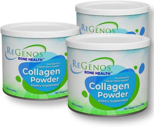 Vista 9 de Colágeno, suplemento en polvo de péptidos de colágeno hidrolizados bioactivos, FORTIBONE, sin sabor, tipo I y III, sin gluten, Kosher, suministro