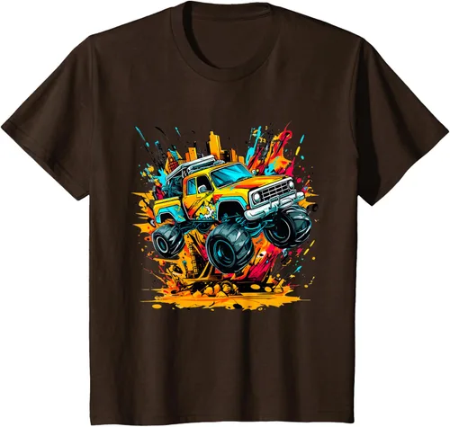 Vista 54 de Monster Trucks Are My Jam - Camiseta Monster Truck, Negro