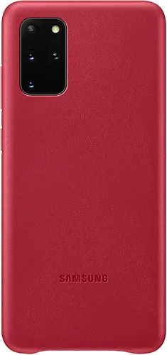 Vista 5 de Samsung Funda para Galaxy S20+ Plus, cubierta trasera de cuero, color azul (versión de EE. UU. con garantía), modelo: EF-VG985LLEGUS