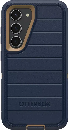 Vista 8 de OtterBox Funda para Galaxy S23 - Serie Defender - Negra, resistente y duradera - con protección de puertos - Solo la funda - Protección microbiana