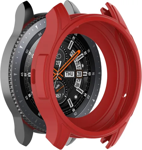 Vista 6 de Funda protectora de silicona suave para Samsung Galaxy Gear S3 Frontier y SM-R800 1.811 in Smart Watch