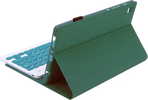 Vista 6 de Funda con teclado para Samsung Galaxy Tab A7 Lite 8.7" 2021, color verde oscuro