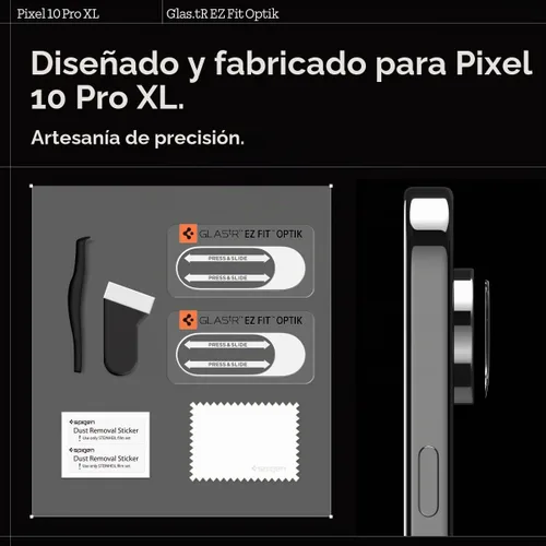 Vista 7 de Spigen Glas.tR EZ FIT Optik - Protector de lente de cámara para Pixel 10
