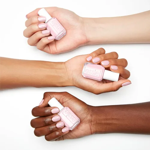 Vista 2 de essie - Esmalte de uñas con calidad de centro de manicura, vegano, otoño de 2023, gris blanco, Dance 'Til Dawn, 0.46 onzas líquidas