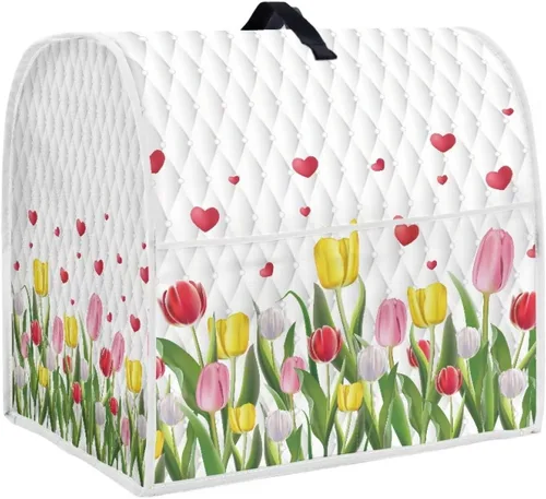 Vista 13 de Fundas de ayuda de cocina para batidora de pie de 4.5 a 5 cuartos de galón, lavables para electrodomésticos de cocina, fundas de tela para proteger