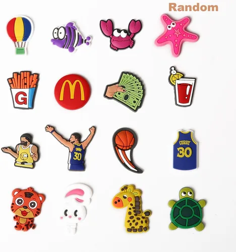 Vista 2 de Bonitos dijes de cocodrilo para niños y adultos, dijes para zapatos para niñas y niños, divertidos pines de cocodrilo, dijes de cocodrilo