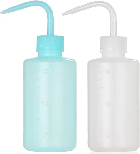 Vista 25 de 2 Botellas de Lavado de Tatuajes 150ml 5oz Chorro de Agua para Riego de Suculentas, Enjuague de Seguridad, Limpieza Médica - Negro y Azul