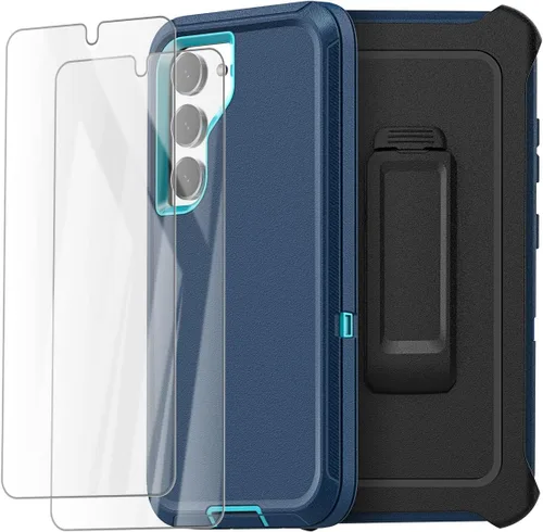 Vista 28 de AICase Funda para Samsung Galaxy S23 (6.1 pulgadas) con protector de pantalla, protección resistente de servicio pesado contra caídas, cuerpo