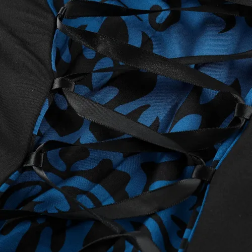 Vista 5 de ZEFOTIM Vestido renacentista para mujer, manga largamurciélago, corsés hasta el suelo con capucha, vestido gótico, cosplay