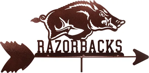 Vista 6 de SWEN Products Veleta Arkansas Razorbacks (montaje ajustable incluido)