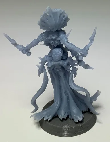 Vista 5 de Reina Araña - RPG - Calabozos y Dragones - DND - Pathfinder - Señor del Anillo - Figura miniatura (gris/sin pintar)