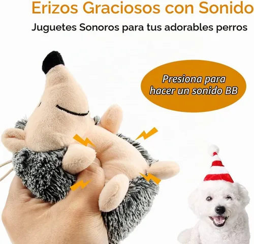 Vista 3 de CPYOSN Juguetes Chirriantes para Perros, Juguetes de Peluche Rellenos Crujientes Duraderos para Masticar para Perros, para la Dentición