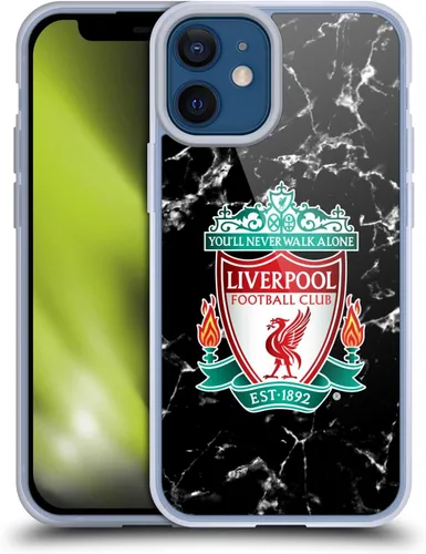 Vista 40 de Oficial LIVERPOOL Football Club 2017/18 Mármol Soft Gel Case para iPhone de Apple 7 Plus/8 PLUS Escudo negro.