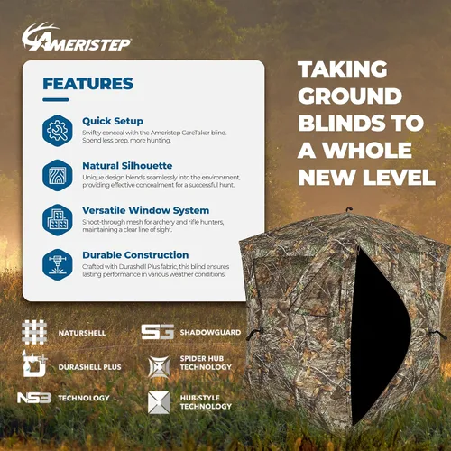 Vista 2 de Ameristep Caretaker Hunting Blind
