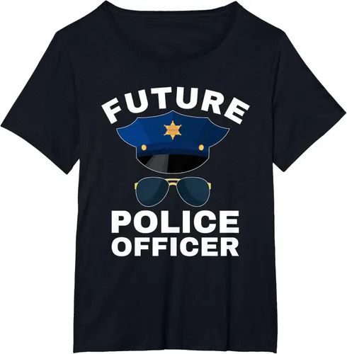 Vista 20 de Camiseta de policía para niños con texto en inglés «Proud Cop Dad»