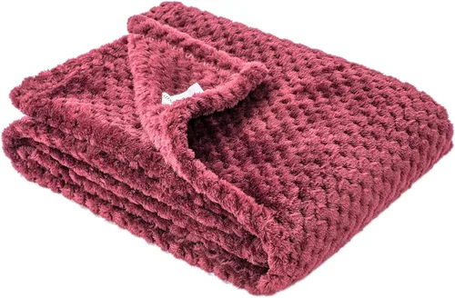 Vista 81 de Manta difusa o manta mullida para bebé, suave y cálida y acogedora manta de lana de coral para niños pequeños, bebés o recién nacidos, para cuna