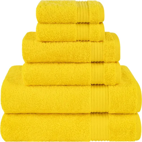 Vista 110 de Cotton Paradise Juego de 2 toallas turcas de 100 % algodón, suaves, absorbentes, de secado rápido, juego de 2 toallas de baño de 35 x 70 pulgadas
