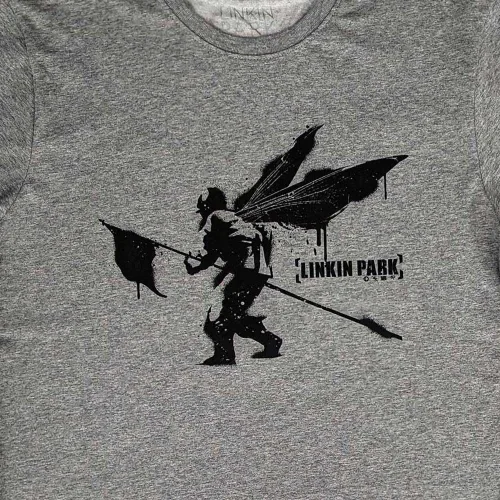 Vista 2 de Camiseta Linkin Park Street Soldier gris